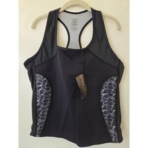 New Delfin Tank Top Sz XXXL Black Infrared Bioceramic Heat Maximizing Workout